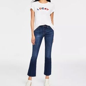 Lucky Brand Women Sweet Mid Rise Bootcut Jeans Agate Size 2